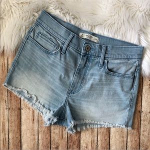 Abercrombie & Fitch Cut Off High Rise Shorts sz 6
